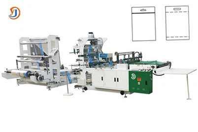 Machine de scellage et de découpe de sacs épais